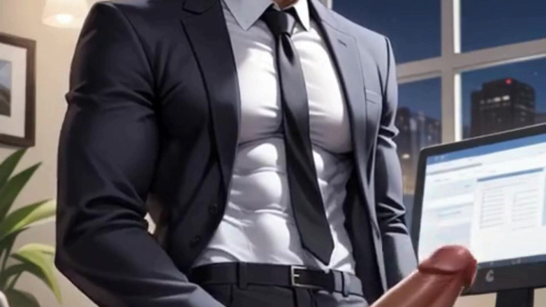 Real narrated fantasy Hentai: POV: Anda meniduri bos sesat anda di pejabat.