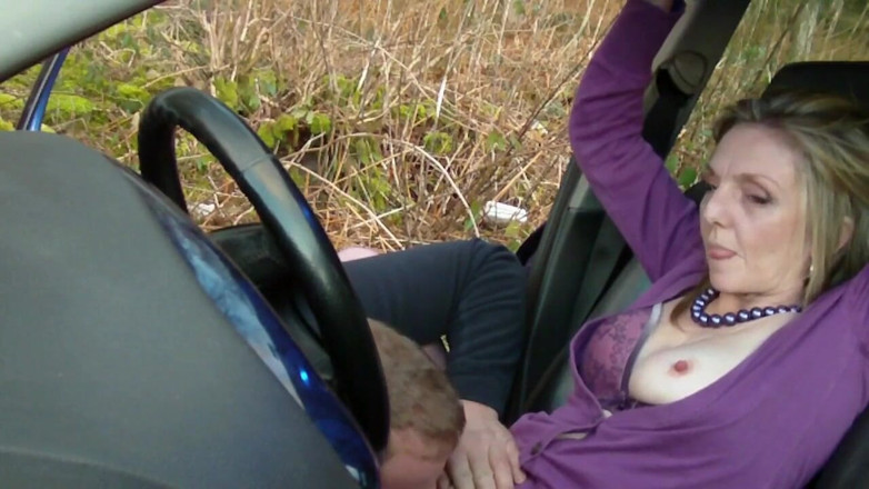 Movies by Louise: Dogging in powys in purple - the Full Movie