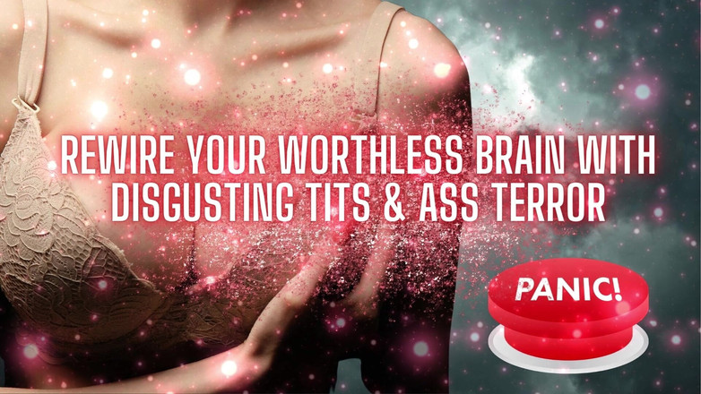 Goddess Misha Goldy: Refiel seu cérebro inútil com peitos nojentos e terror anal