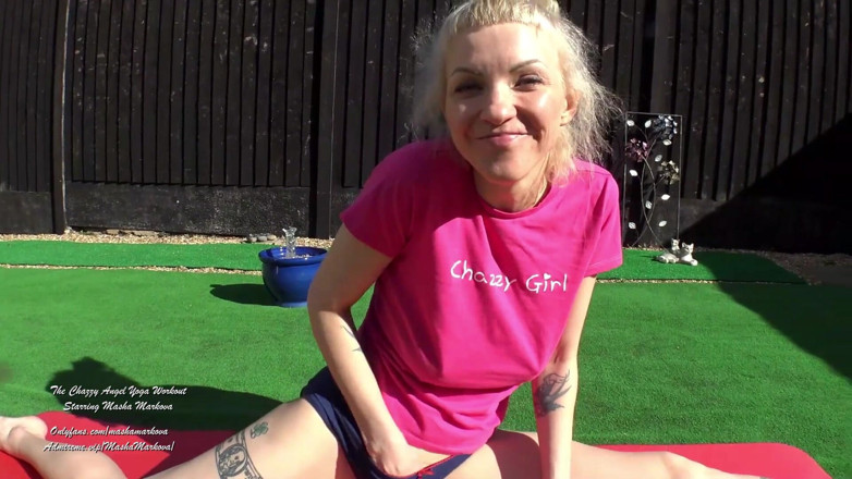Porno angels: Masha Markova yoga workout