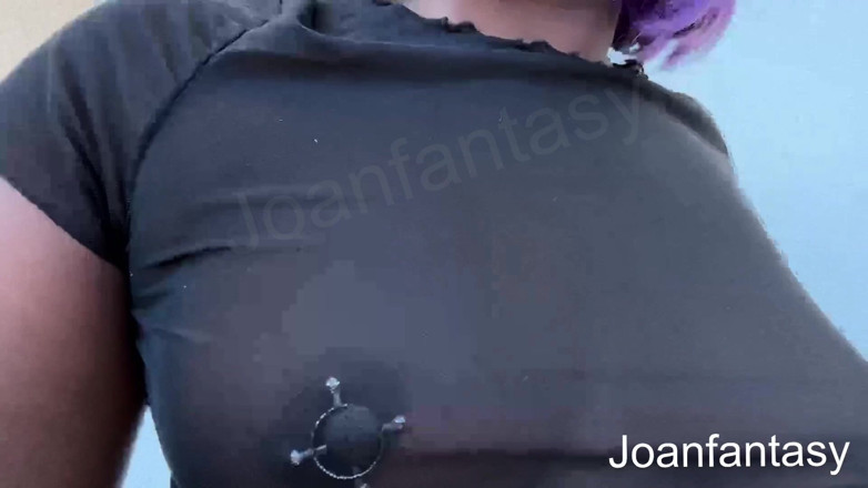 Joanfantasy: Chơi với dương vật giả bằng thủy tinh của tôi...