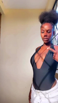 Sexy Natural Kenyan Ebony Babe Short Clip Just for You #03