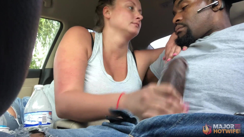 Rome Major Hot Wife: Rome Major Hotwife Handjob in the Car