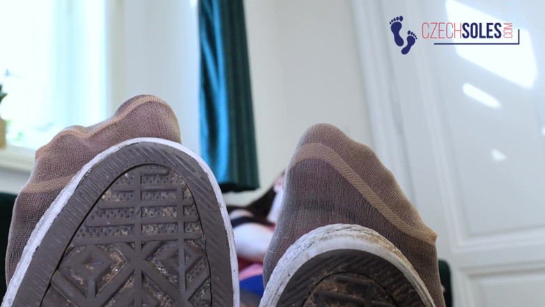 Czech Soles - foot fetish content: Her Feet Won't Stop Growing