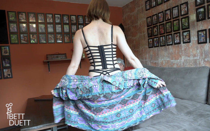 BettDuett: Grande sorpresa coppia sesso in lingerie