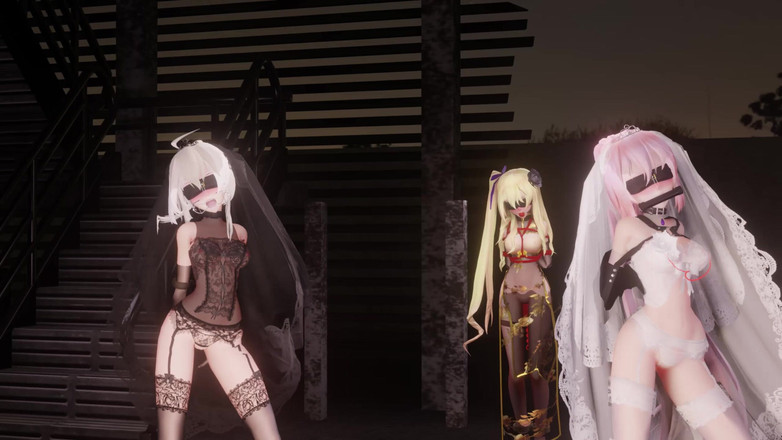 MikuMotion: カップル;エロティックウェディングフォトグラフィー;訓練