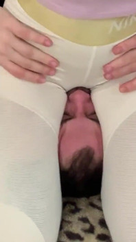 Lifestyle Femdom Part 3 Kira in Sporty Leggings - Foot Gagging, Armpits Licking, Facesitting and Much More