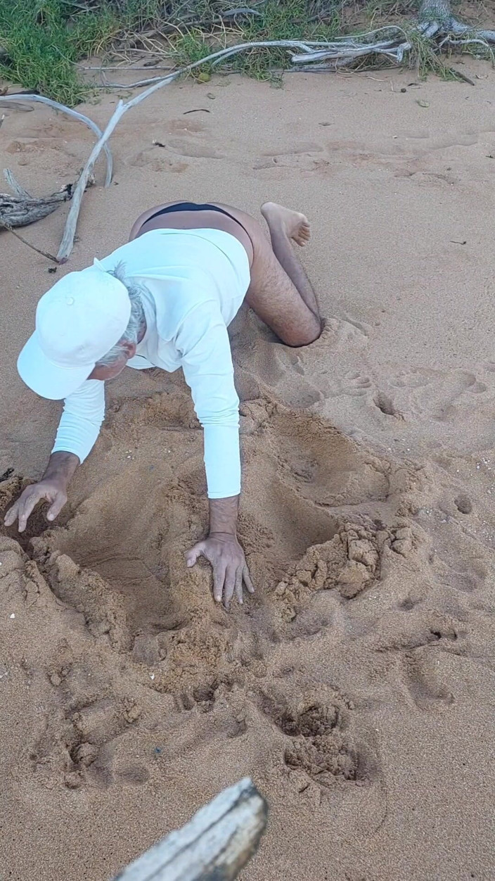 Ladysilvas: Ladysilva on the Beach in Panties Showing off Her Sexy...