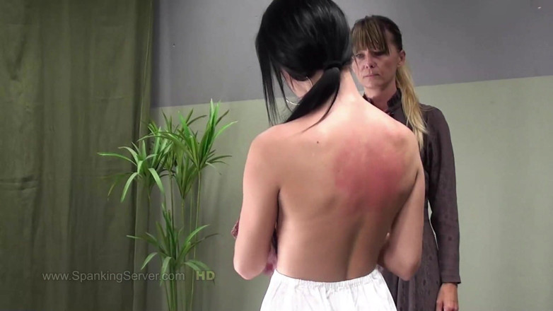 Spanking Server: Donna bare back hard whip