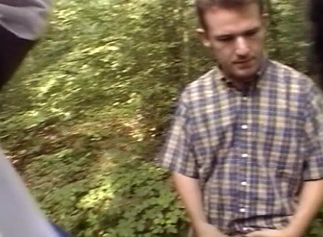 European Classics: Two horny matures blow big peckers outdoors