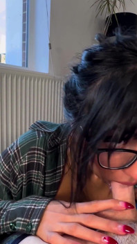 Girl Next Door Aaliyah Yasin Gets a Big Facial