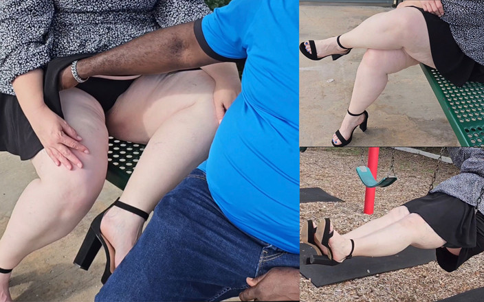 Big juicy ass booty clapper & jamdown: Я задрала свою мини-юбку и открыла свои ноги для незнакомца на автобусной остановке, чтобы протереть мою киску через мои трусики