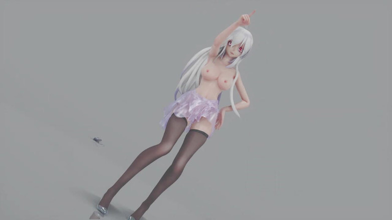 MikuMotion: [mmd] 弱音 Brown Eyed Girls透明连衣裙；透明高跟鞋；黑丝
