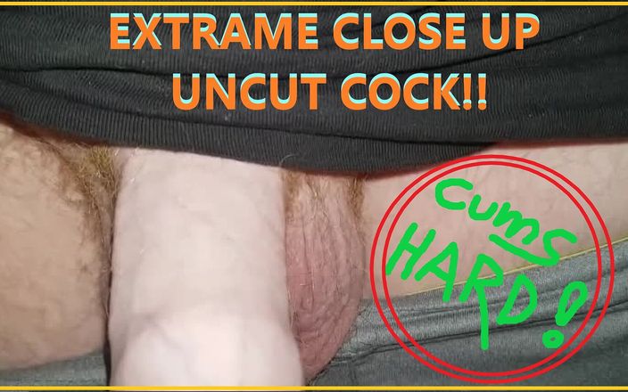 Jax harvey: Nice Close up of My Thick Uncut Cock Cuming Hard...