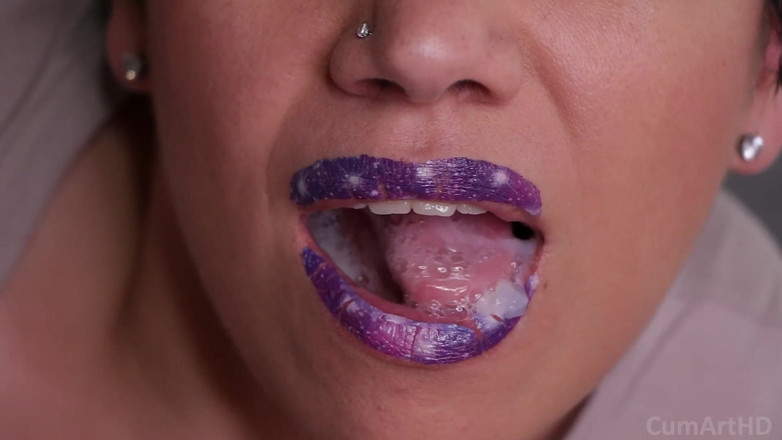 TheArtOfCum: Close up Blowjob and Mouthful