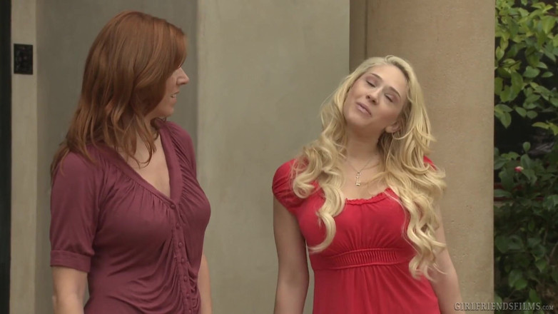 Girlfriends Films: Tiny teen gives up pussy to stepmom's milf friend