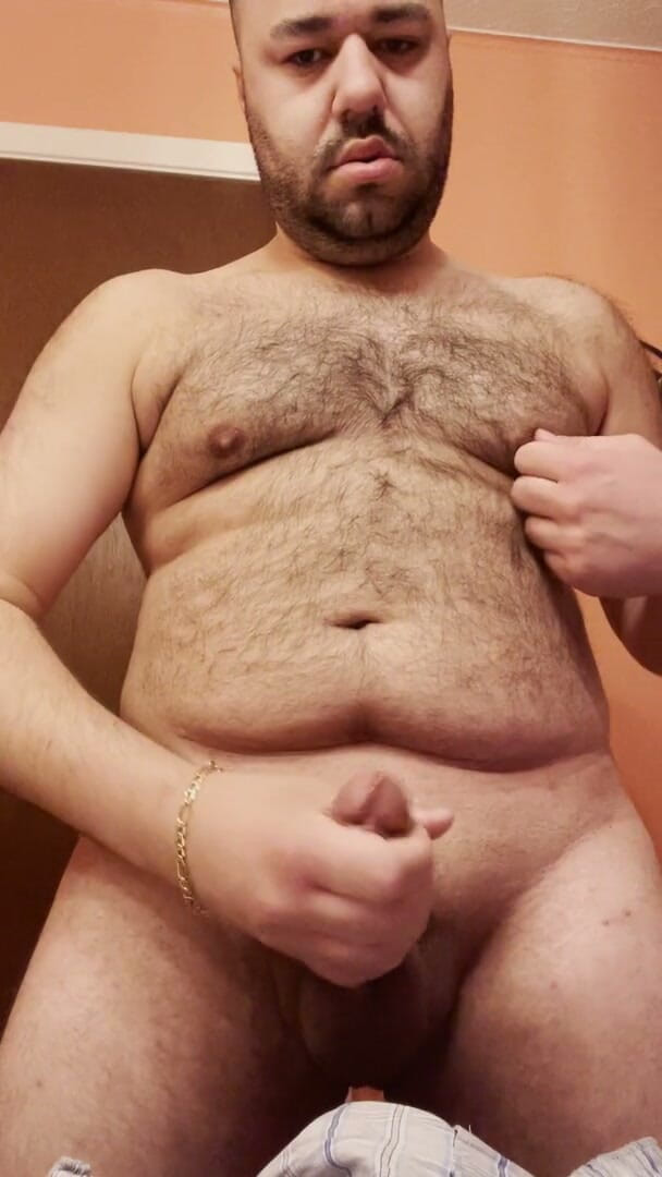 D Longer: Jerking off my cock! Cum shot and nipple play!