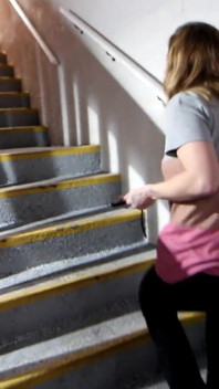 Fuck Uber Eats #3 - Petite Blonde MILF W/ Big Natural Tits Sucks the Black off Her Uber Driver and Swallows His Cum Load