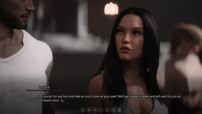 3D Cartoon Porn: Yedi realms 28: Gina'nın ilk sakso ve Atlas ile duvar sikişi