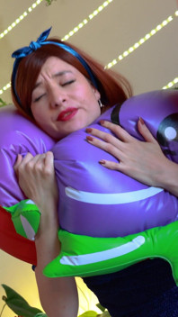 I Am the Prey of a Giant Inflatable Snake