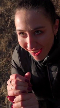 Girlfriend Took Me to the Forest Where She Sucked Me and I Fucked Her