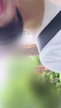 Outdoor Fantasy - Popular Cafe Hostess Takes the Risk, Tiny Curvy Beauty Enjoys a Wild Raw Creampie Adventure