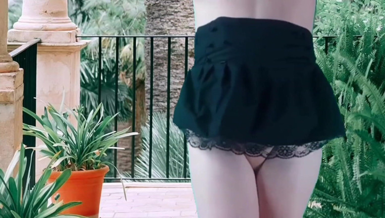 Kitty_Cross: 5 Gothic Cumshot Shemale Solo Masturbating Trans Beauty