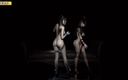 Soi Hentai: Two Lesbian Seduce Dance - Hentai 3D Uncensored V254