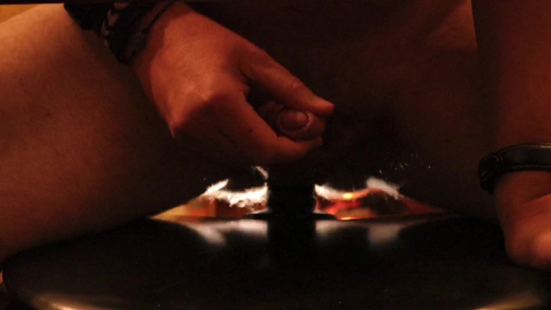 My little secret: Dildo in front of the fireplace