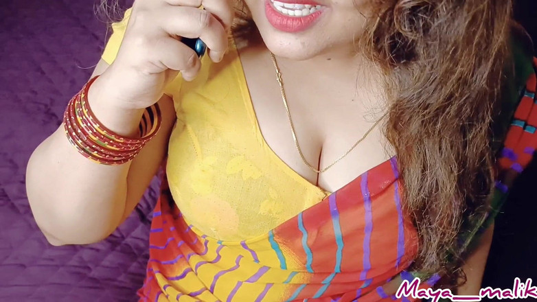 Maya-malik: Thirsty Step-mom-son Part-2 Bete Ne Choot Me Lagi Aag Bujhai