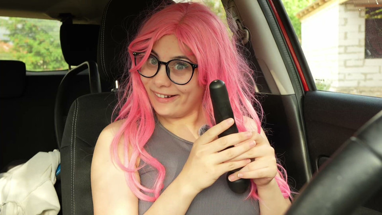 AmayaMori: I Found a Secret Toy in My Girlfriends Car