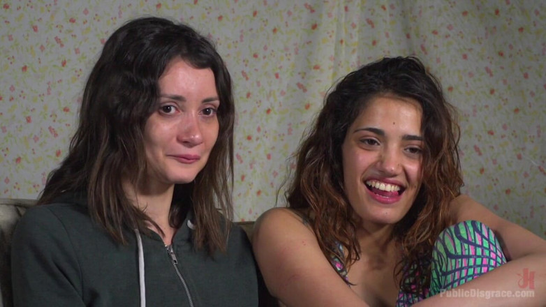 Public Disgrace by Kink: Penelope and Valentina in a Greedy Group Fuck