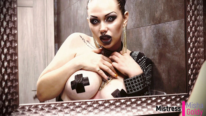 Goddess Misha Goldy: After you cum in my mouth - I will get your...