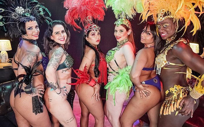 MyBangVan: Real Carnaval groupsex samba party