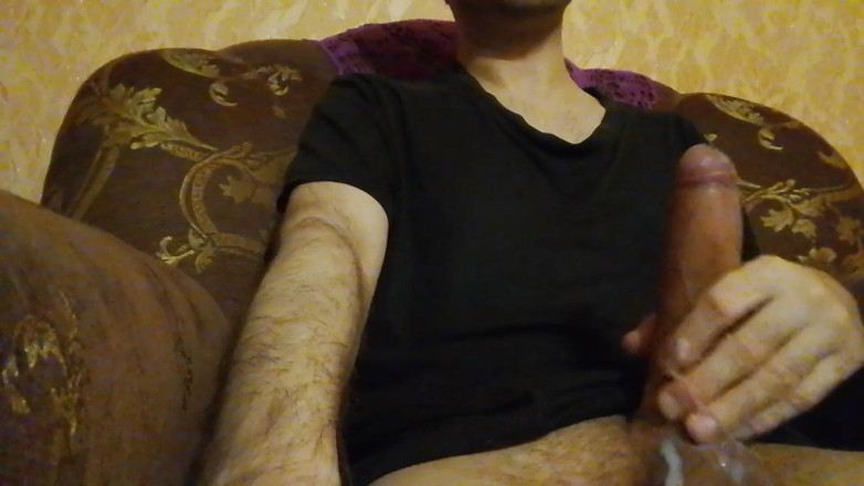 Alex Metallov: Horny Guy Jerking and Cumming. so Much Thick Cum