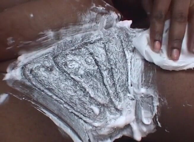 Black Jass: Big ass nubian wearing fishnet stockings enjoying hard pounding