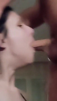 Submissive MILF Gets Rough Face Fuck