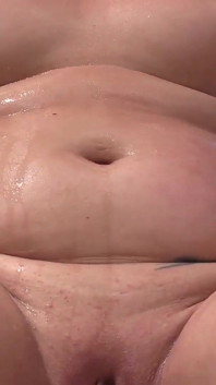 Tattooed Pregnant Brunette Gets Pissed on by Guy