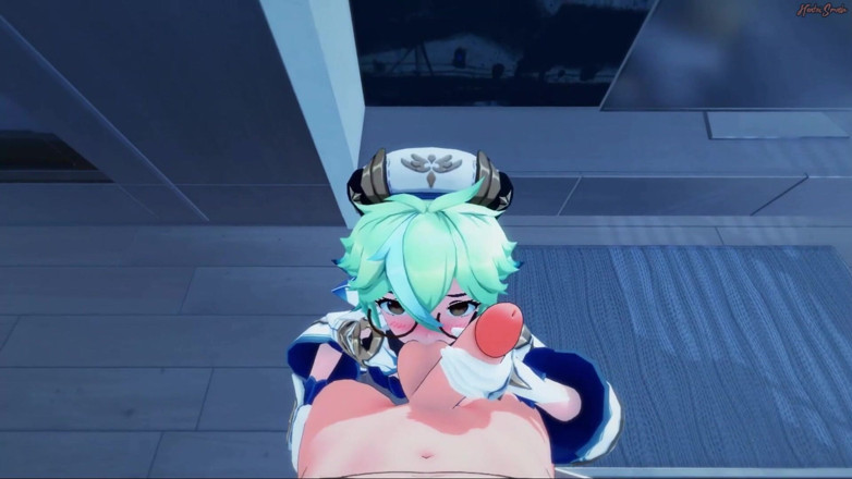 Hentai Smash: Sucrose POV fucked, swallows a load of cum before getting...