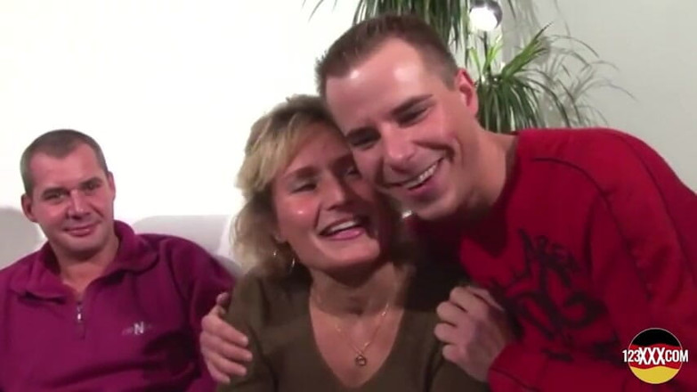 123XXX - 100% Amateurs: Horny MILF Loves It When Two Dick Are Inside Her...
