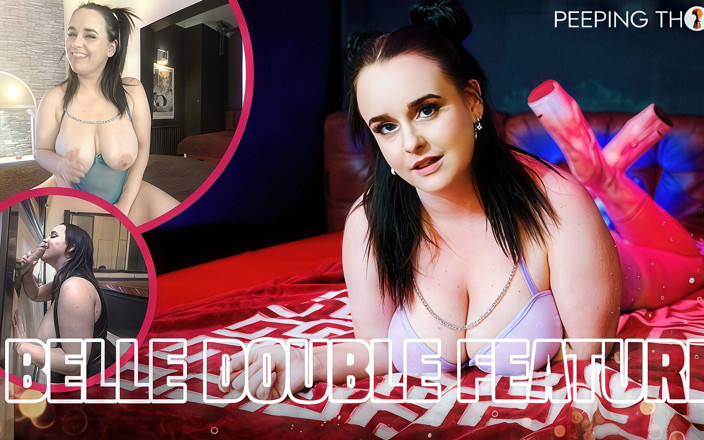 PeepingThom: Gloryhole Training for Busty British MILF - Double Feature with Solo...