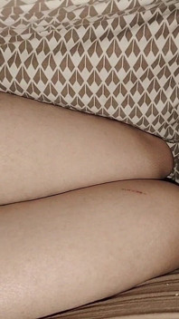 I’m Lying Next to My Stepsister and Touching My Dick.