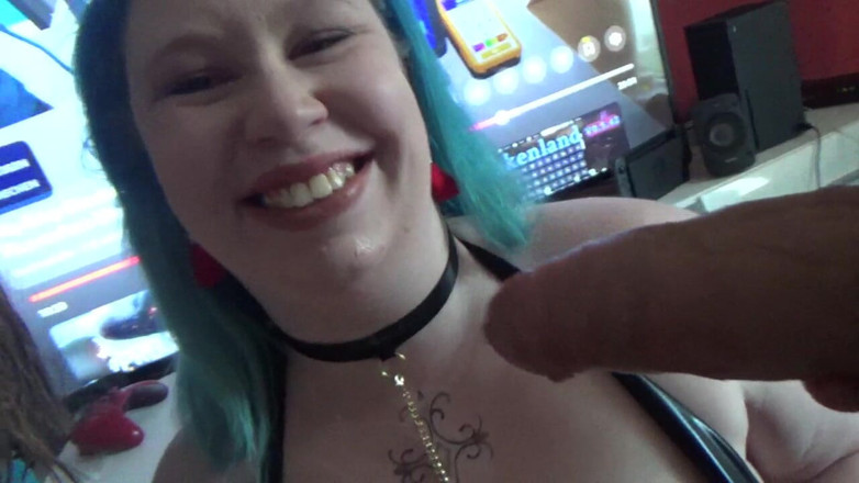 Bigbubskity: Hot Women Rubbing Cock with Tits