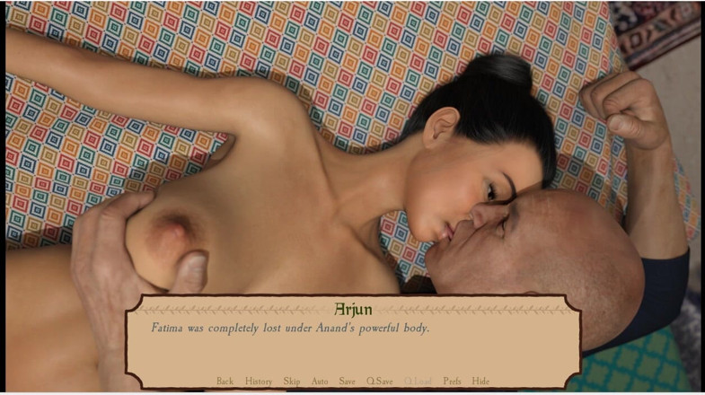 XXX Games Bunk: Short Ntr Stories - Strange Tradition - Gameplay -part 2 - Cheating Wife Enjoys Kissing...