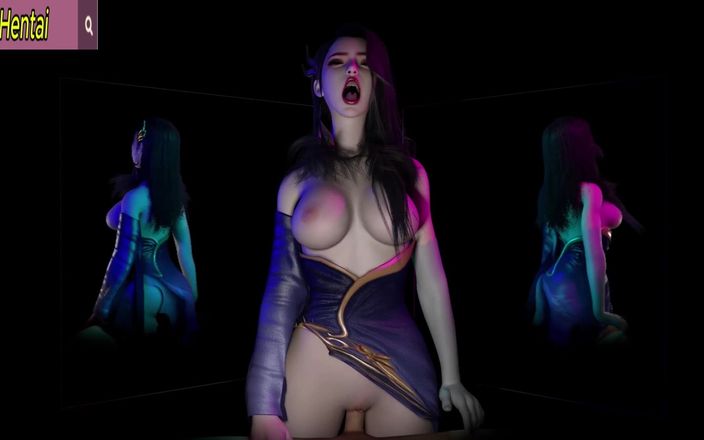 Soiyu Hentai: बड़े स्तन वाली लड़की लंड की सवारी करती है- 3डी एनीमेशन