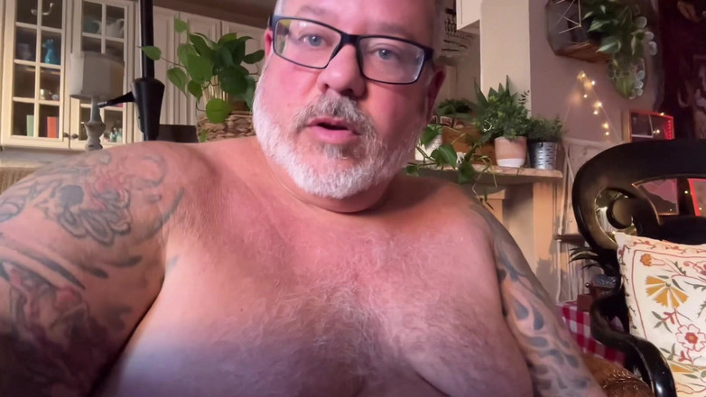 Hand-Free-Daddy-Chub: 뚱뚱하고 발정난 밀프