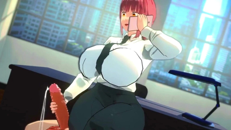 NSFWOtaku: Chainsawman - Makima Office Pleasure - 3D Hentai Animations