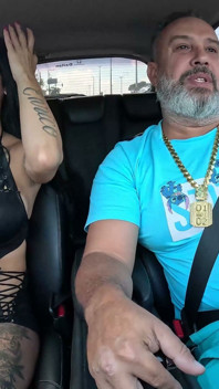 The Hot Stela Selegatto From São Paulo Took It up the Ass Right in the Middle of the Street While Getting a Ride.