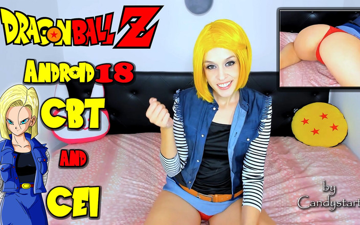Candystart Videos: Android 18, пытки яиц и яиц и сперма на Android 18