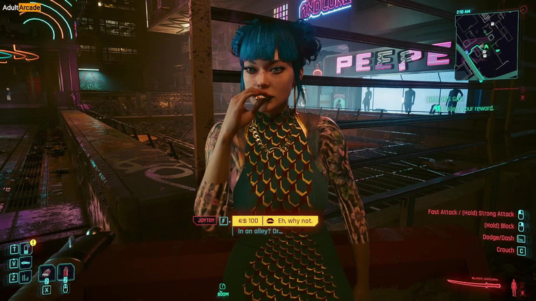 LewdArcade: Cyberpunk 2077 Denny &amp; Cheri Nowlin hete scènes mod Joytoy seksscènes collectie